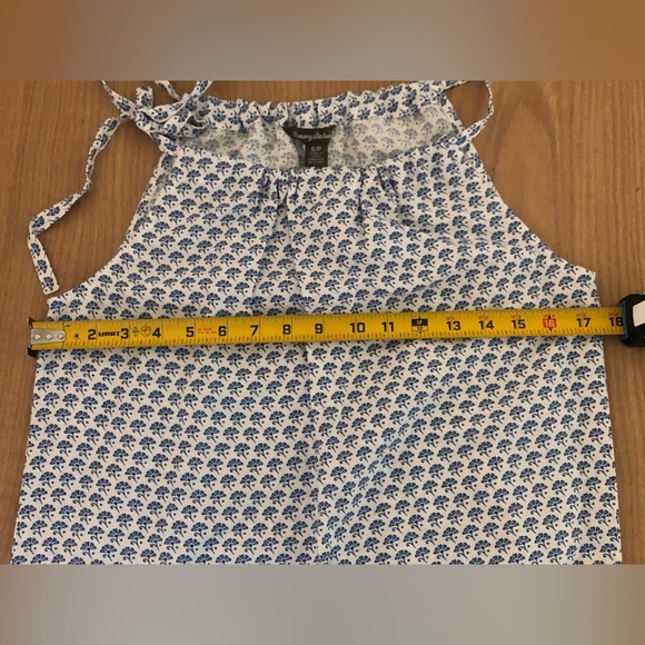 Tommy Bahamas|100% Linen white boho geometric pattern summer dress, like NEW••• - Picture 11 of 12